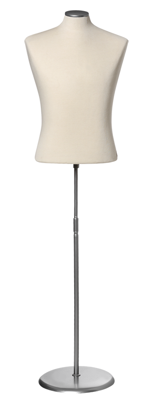 Bust Form with Round Metal Base code 70-20