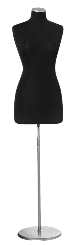 Bust Form with Round Metal Base code 46-20