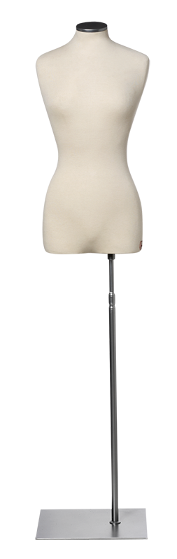 Bust Form with Acentric Square Metal Base code 46-26
