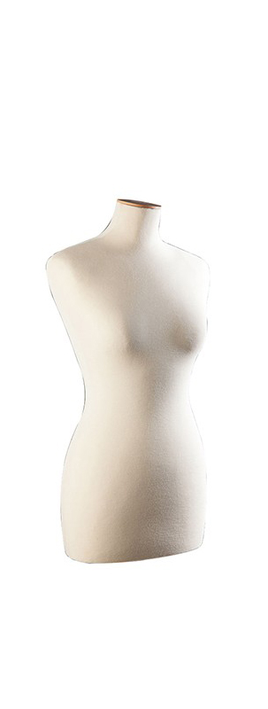 Bust Form without Base with Wooden Neck Cap