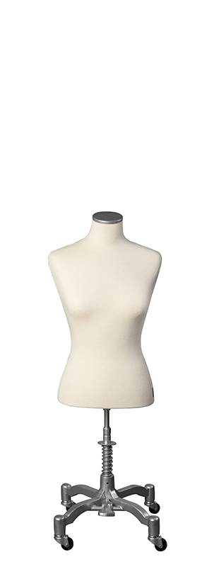 Bust Form with Casted Short Metal Base code 46-21MK