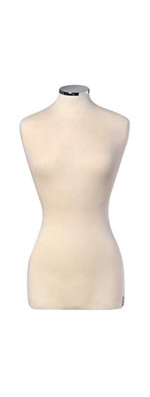 Bust Form without Base with Nickel Neck Cap